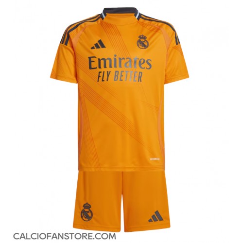 Maglia Calcio Real Madrid Seconda Divisa Bambino 2024-25 Manica Corta (+ pantaloncini)